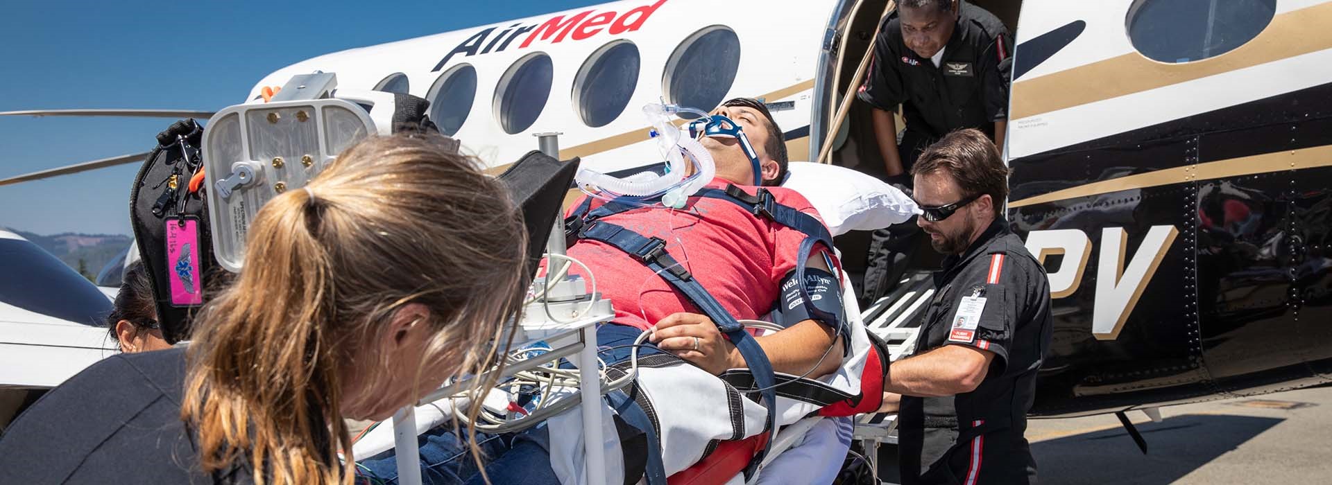 Fixed wing medical transport