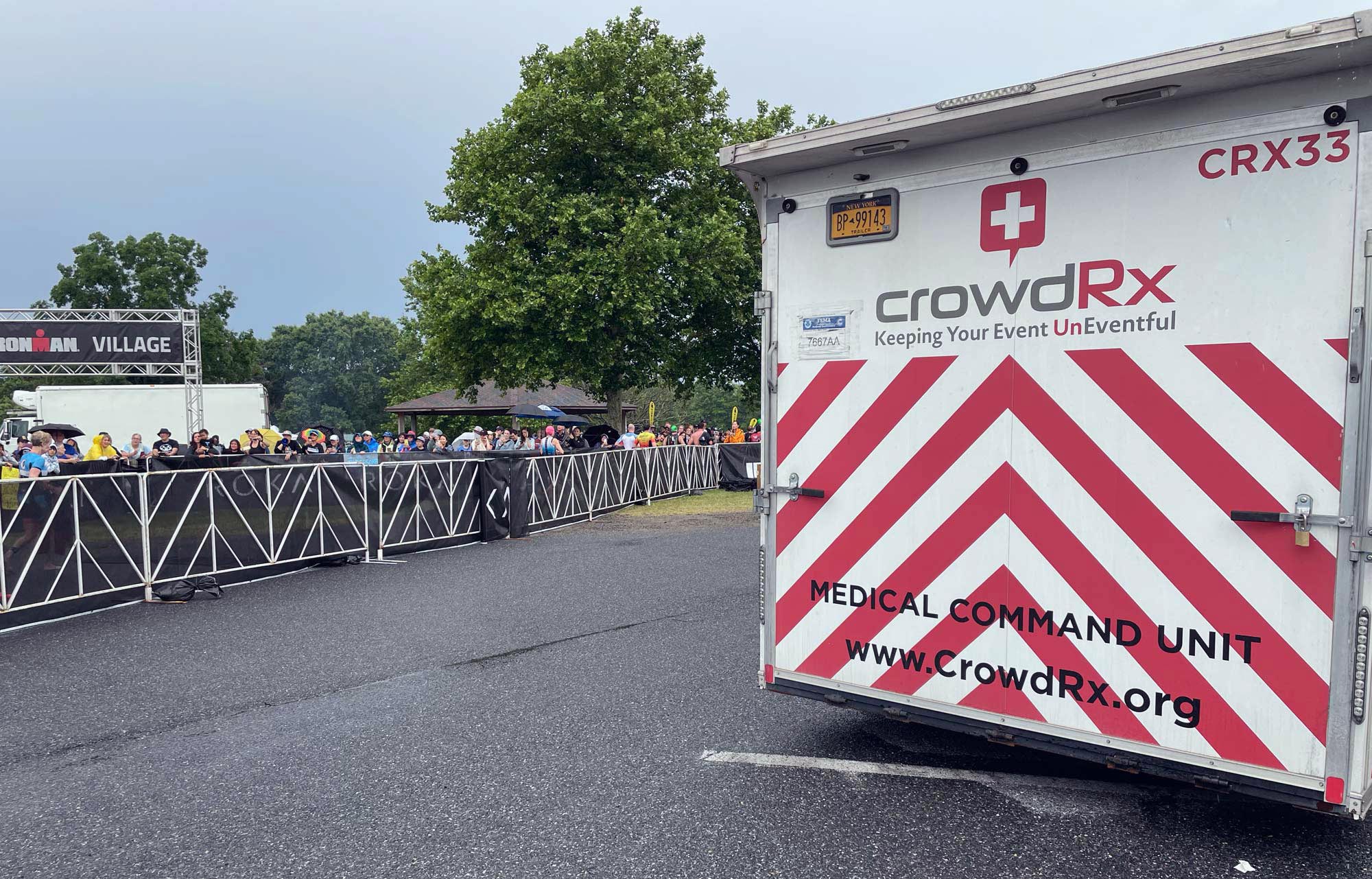 Trailer at Ironman Maryland