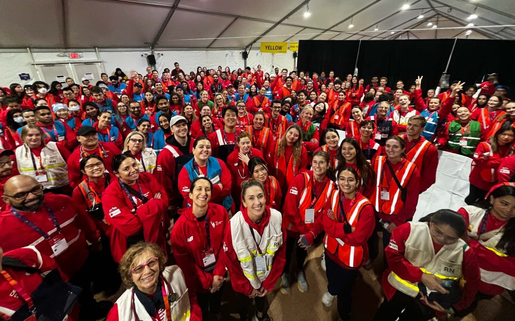 Staff at New York City Marathon